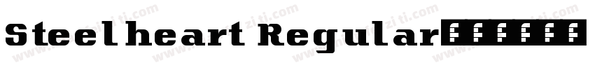 Steelheart Regular字体转换